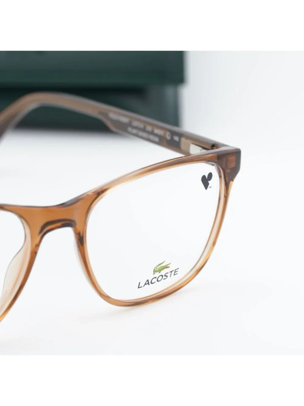 Lacoste L2979 N 210 Square 54mm Eyeglasses - Transparent Brown